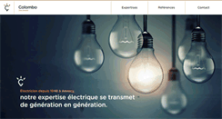 Desktop Screenshot of colombo-electricite74.com